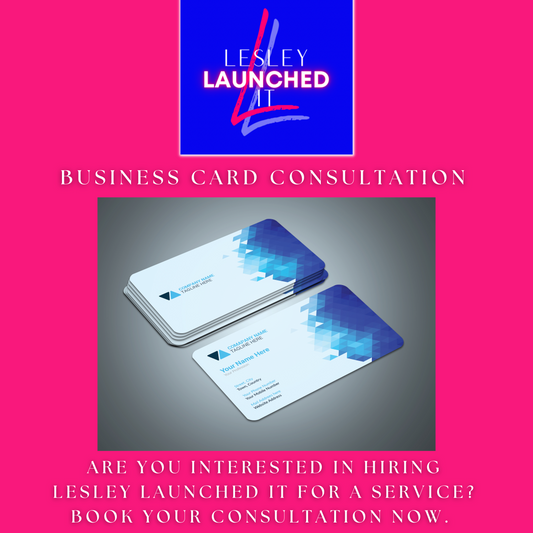Deluxe Business Card Design Consultation